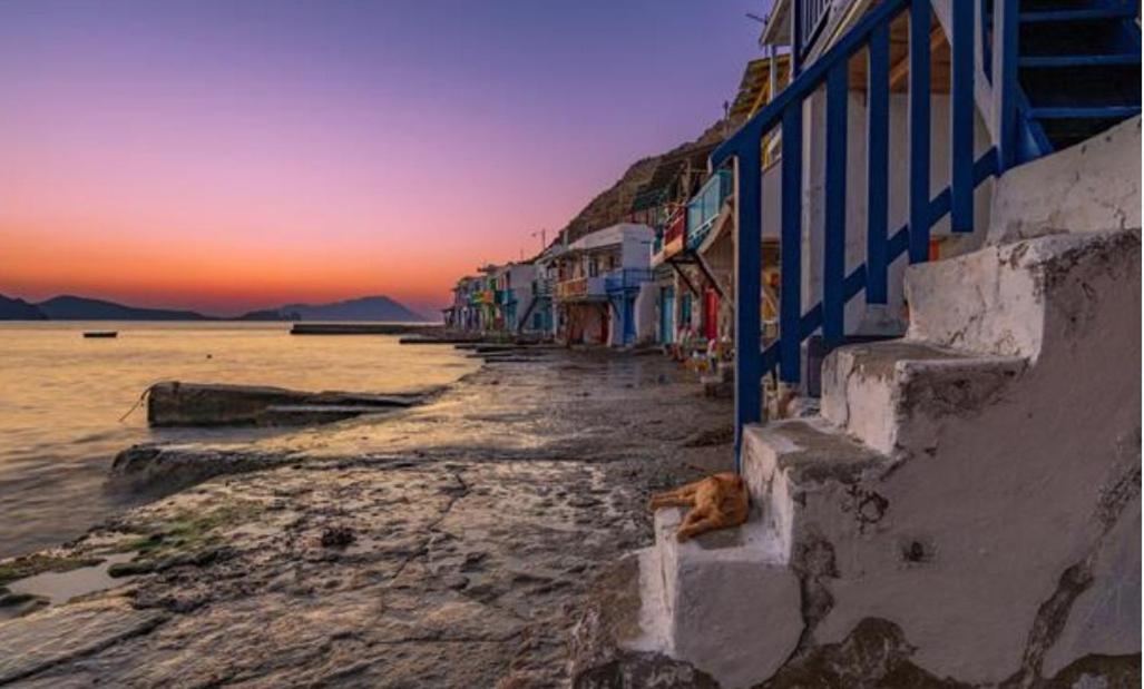 Sea, Sunset & Garden View Parasporos Houses, Milos Адамас Екстер'єр фото